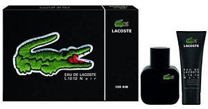 LACOSTE  L.12.12 Noir - набор 100ml edt+150ml s/g